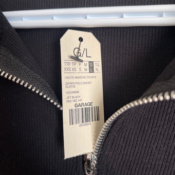 Collared Zip Tee - Picture 2 of 3